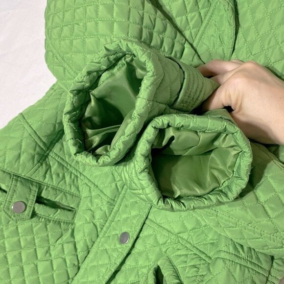 WEATHERPROOF Green Quilted Light Jacket M - Picture 10 of 13